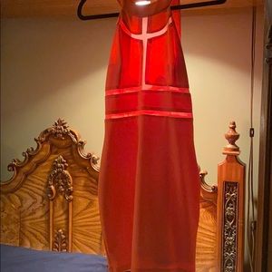 Neon Guess cocktail dress.